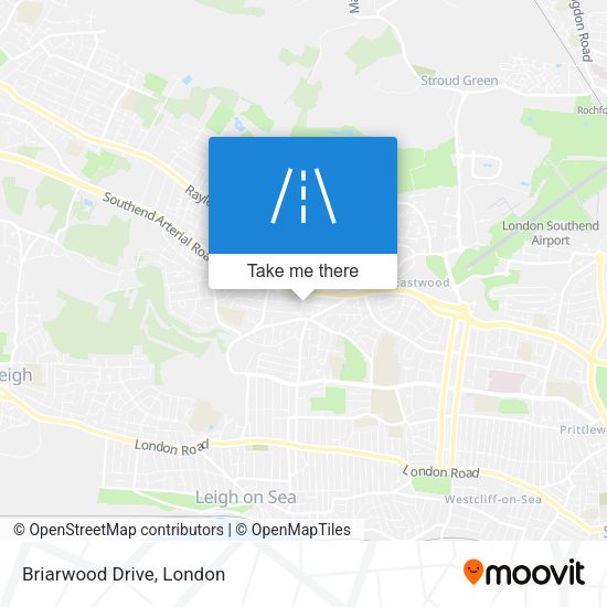 Briarwood Drive map