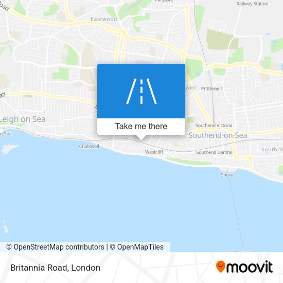 Britannia Road map