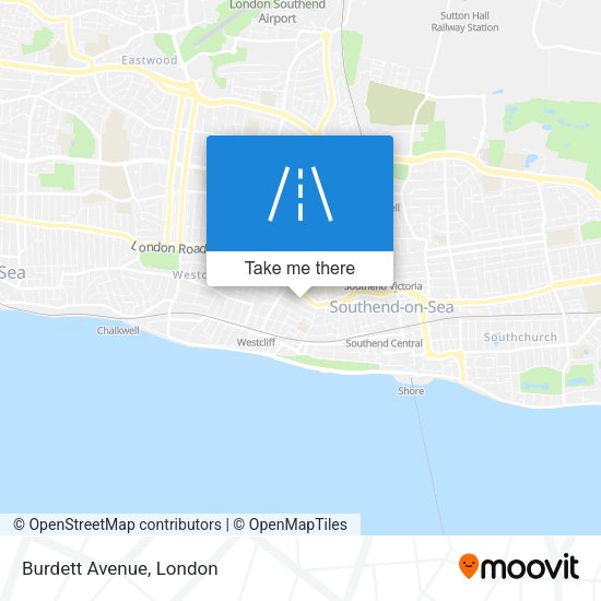Burdett Avenue map