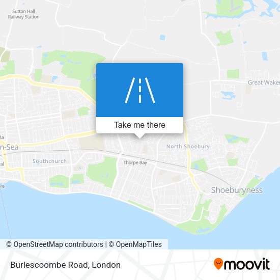 Burlescoombe Road map