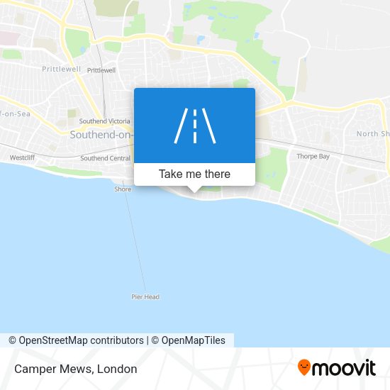 Camper Mews map