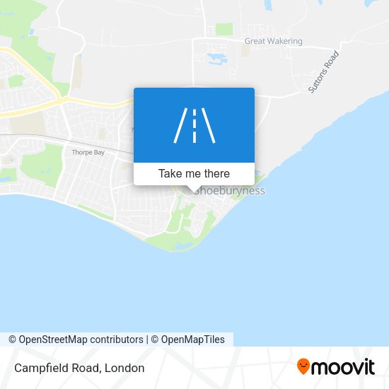 Campfield Road map