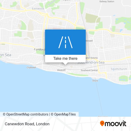 Canewdon Road map