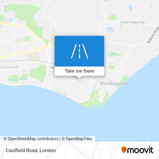 Caulfield Road map