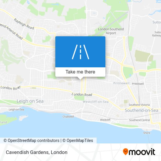 Cavendish Gardens map