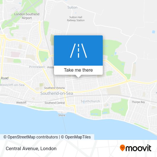 Central Avenue map