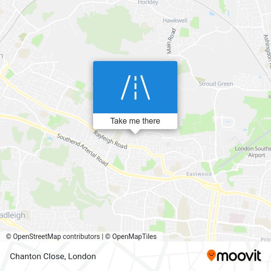 Chanton Close map