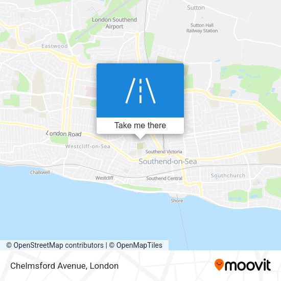 Chelmsford Avenue map