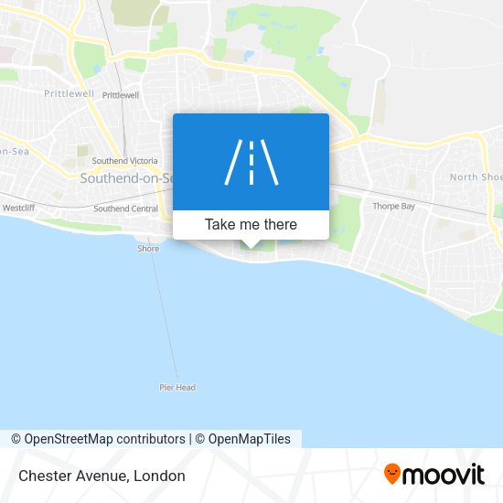 Chester Avenue map