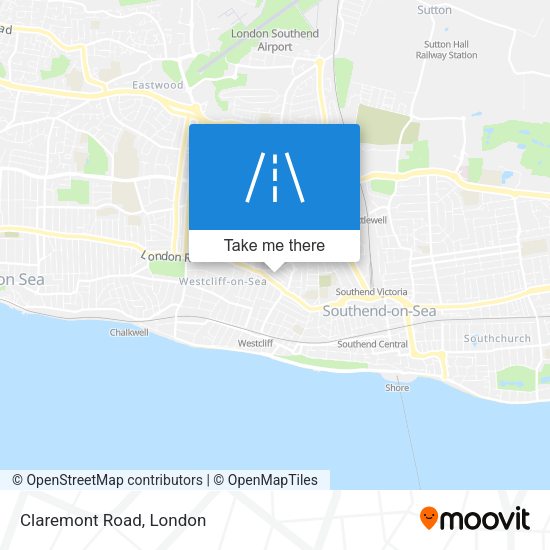 Claremont Road map
