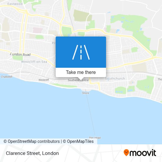 Clarence Street map