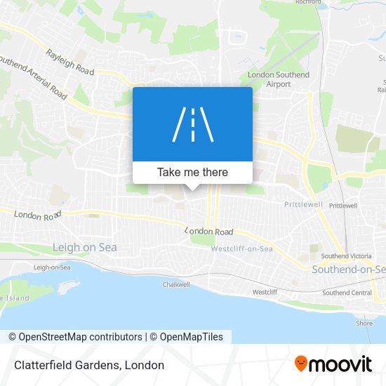 Clatterfield Gardens map