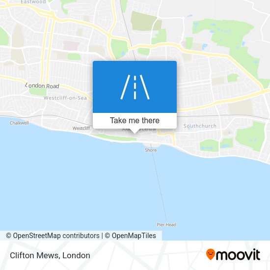 Clifton Mews map