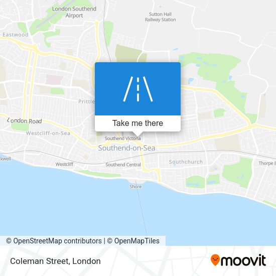 Coleman Street map