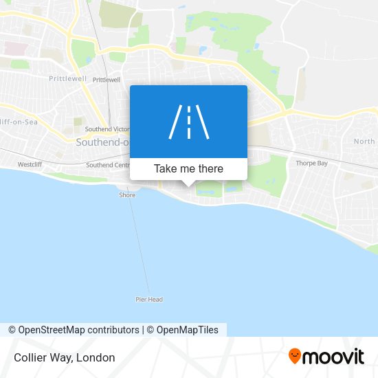 Collier Way map