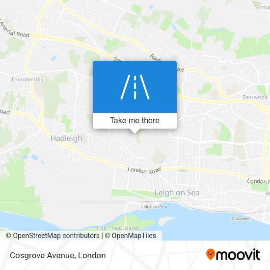 Cosgrove Avenue map