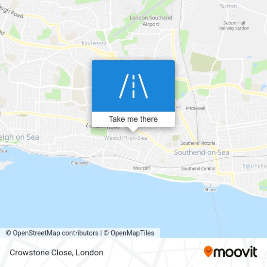 Crowstone Close map