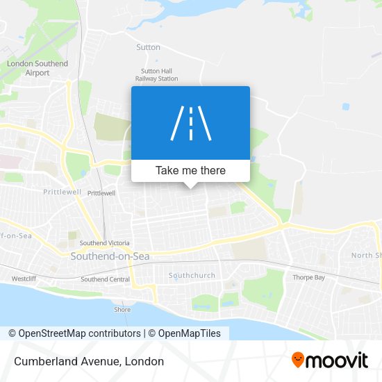 Cumberland Avenue map