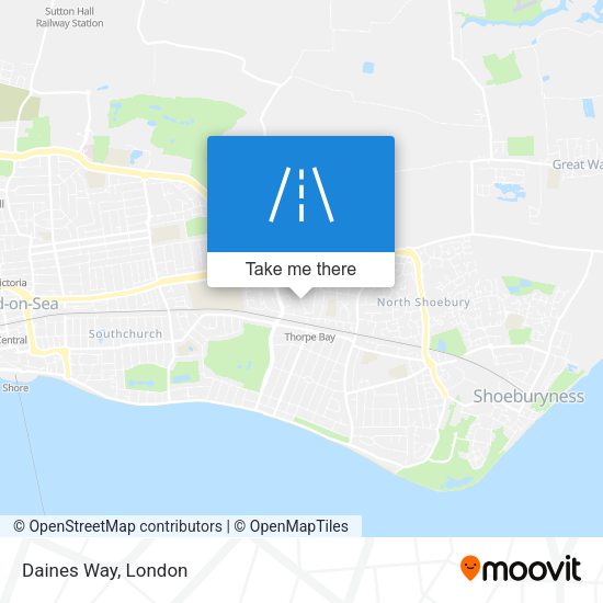 Daines Way map