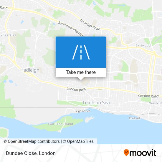 Dundee Close map