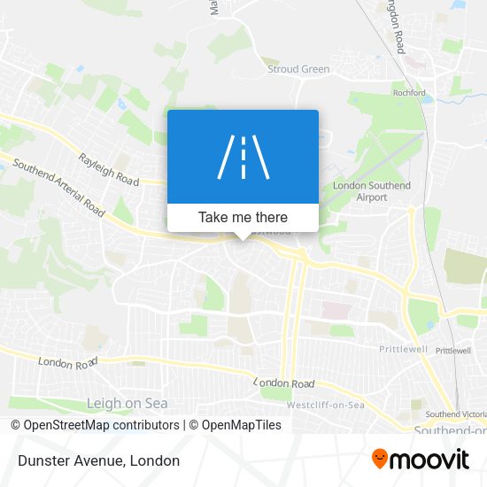 Dunster Avenue map