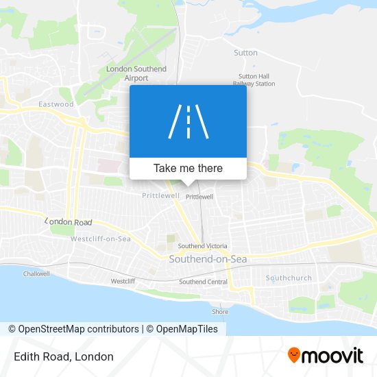 Edith Road map