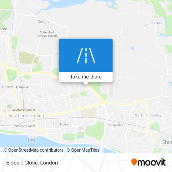 Eldbert Close map