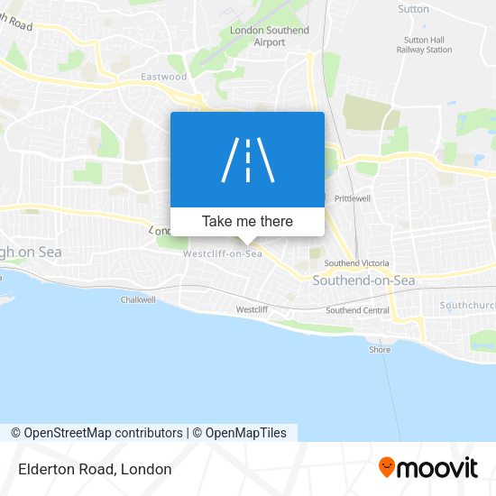 Elderton Road map