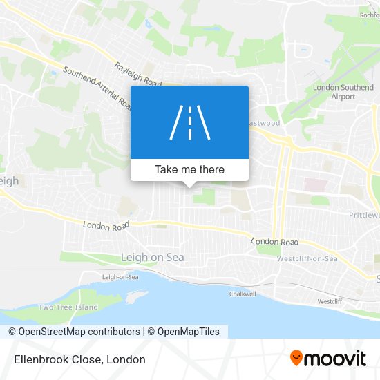 Ellenbrook Close map