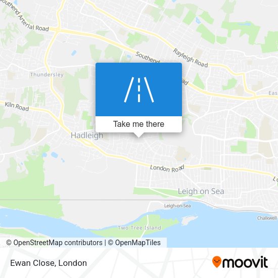 Ewan Close map