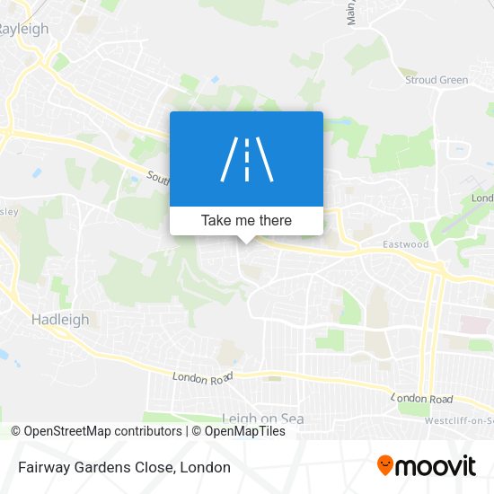 Fairway Gardens Close map