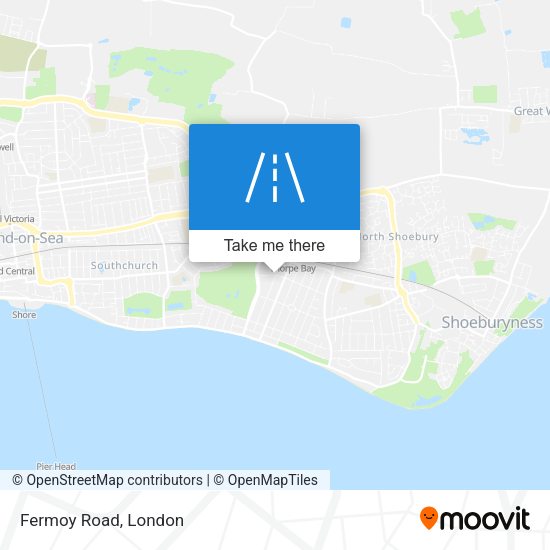 Fermoy Road map