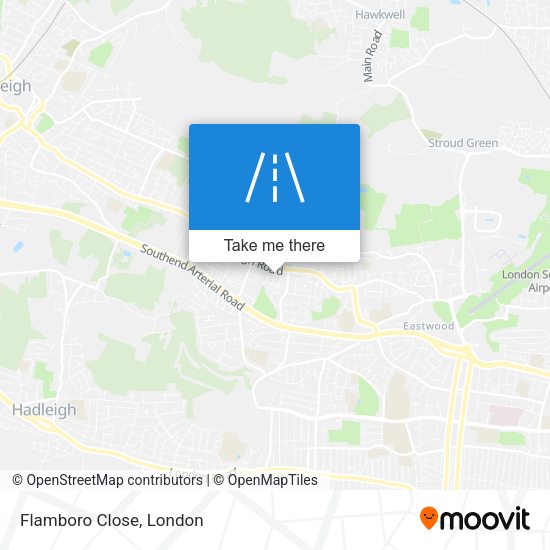 Flamboro Close map