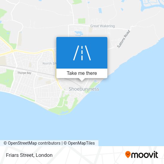 Friars Street map