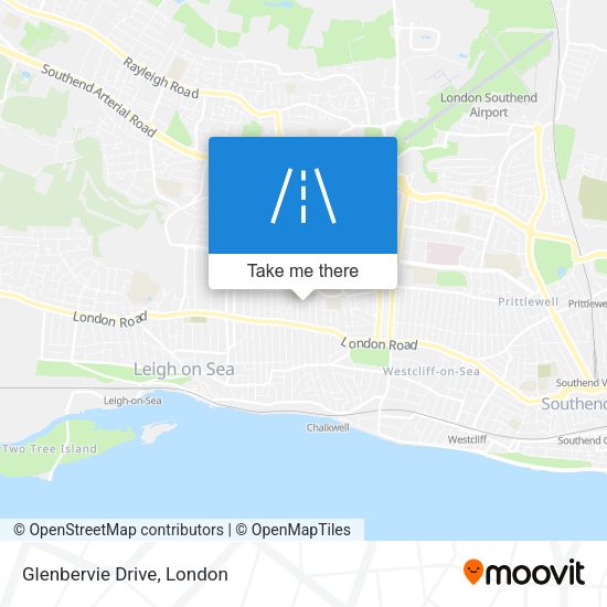 Glenbervie Drive map