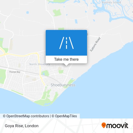 Goya Rise map