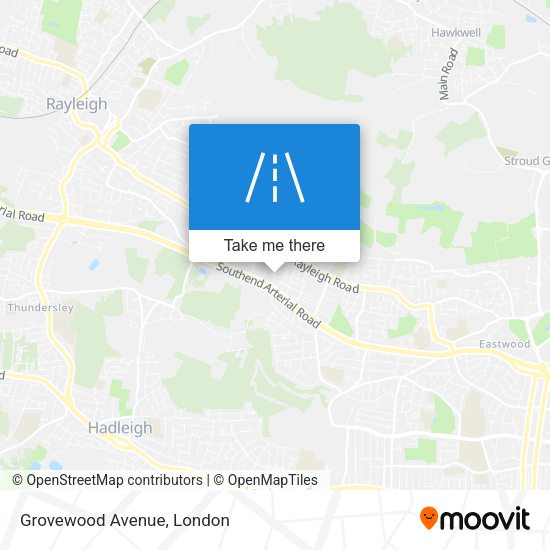 Grovewood Avenue map