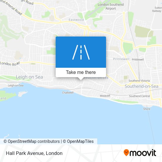 Hall Park Avenue map