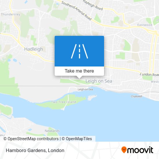 Hamboro Gardens map