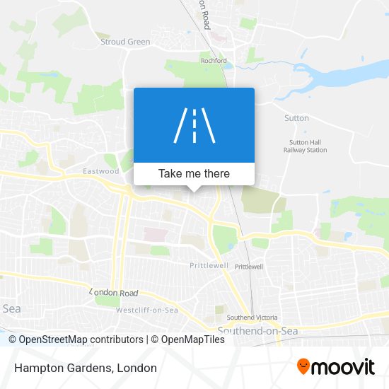 Hampton Gardens map