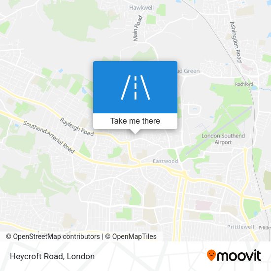 Heycroft Road map