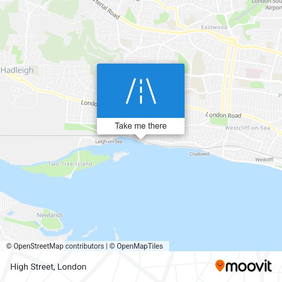 High Street map