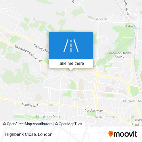 Highbank Close map