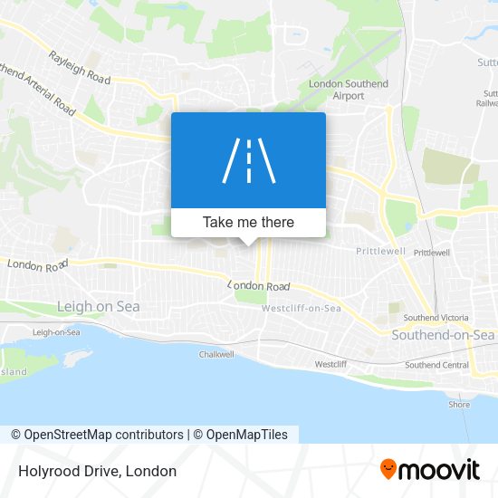 Holyrood Drive map