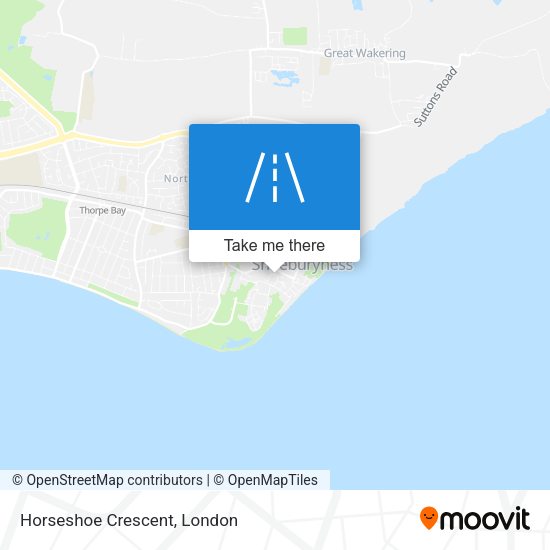 Horseshoe Crescent map