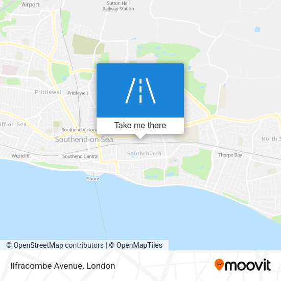 Ilfracombe Avenue map