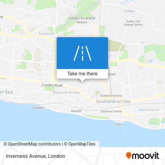 Inverness Avenue map