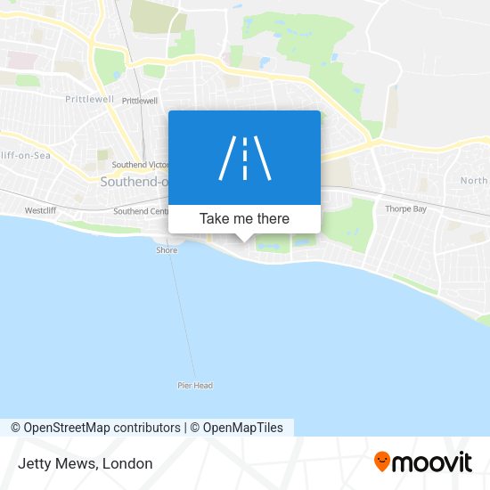 Jetty Mews map
