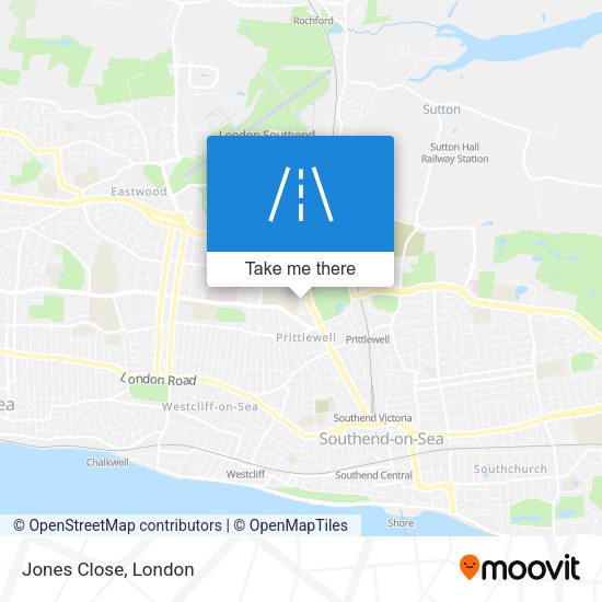 Jones Close map