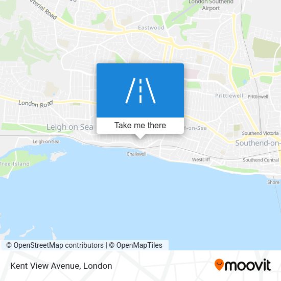 Kent View Avenue map